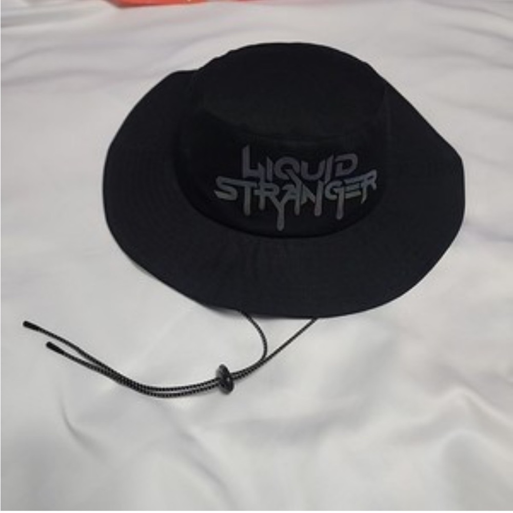 Liquid Stranger Black Bucket Hat